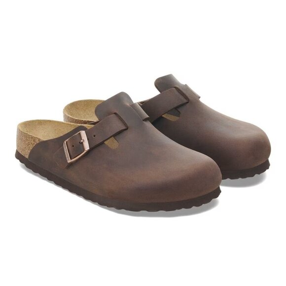Birkenstock Boston Soft Footbed Oiled Leather Clog Habana Sz 42-M(9), W(11-11.5) - Picture 1 of 4